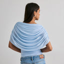 Gemma | Women's Top Ruched Chiffon Summer Evening