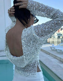 Grace | Women's Top Mesh Summer Party