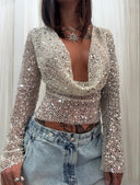 Grace | Women's Top Mesh Summer Party