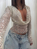 Grace | Women's Top Mesh Summer Party