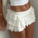 Hanna | Women's Mini Skirt Ruffle Sequin Summer Festival
