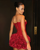 Hannah | Women's Two Piece Set Corset Chiffon Summer Race Day