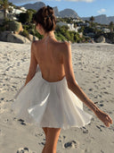 Holly | Women's Mini Dress Halter Neck Sequin Beach Party