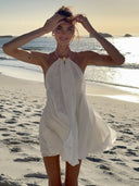 Holly | Women's Mini Dress Halter Neck Sequin Beach Party