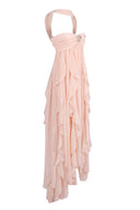 Imogen | Women's Maxi Dress Strapless Satin Summer Wedding Guest