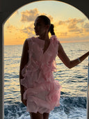 Jazlyn | Women's Mini Dress One Shoulder Sequin Summer Wedding Guest