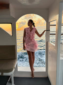 Jazlyn | Women's Mini Dress One Shoulder Sequin Summer Wedding Guest