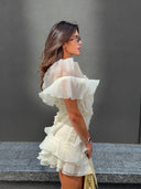 Jazlyn | Women's Mini Dress One Shoulder Sequin Summer Wedding Guest