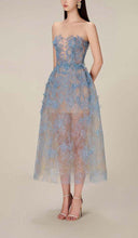 Joelle | Women's Midi Dress Strapless Sequin Summer Race Day
