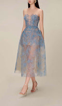 Joelle | Women's Midi Dress Strapless Sequin Summer Race Day