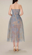 Joelle | Women's Midi Dress Strapless Sequin Summer Race Day