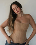 Jolie | Women's Top Corset Chiffon Summer Going Out