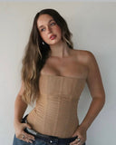 Jolie | Women's Top Corset Chiffon Summer Going Out