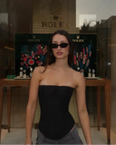Jolie | Women's Top Corset Chiffon Summer Going Out