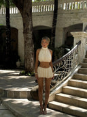 Jovie | Women's Co-ord Set Halter Neck Chiffon Summer Party