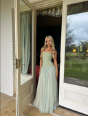 Judith | Women's Maxi Dress Strapless Satin Summer Wedding Guest