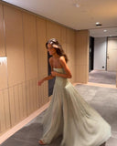Judith | Women's Maxi Dress Strapless Satin Summer Wedding Guest