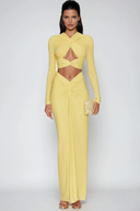Juliet | Women's Maxi Dress Ruched Satin Summer Party