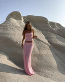 Karissa | Women's Two Piece Set One Shoulder Knit Beach Party