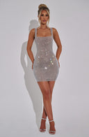 Katya | Women's Mini Dress Bodycon Mesh Summer Cocktail Party