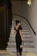 Keira | Women's Maxi Dress Bodycon Satin Summer Wedding Guest