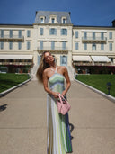 Kendall | Women's Maxi Dress Halter Neck Sequin Summer Wedding Guest