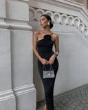 Kennedy | Women's Maxi Dress Bodycon Satin Summer Formal Evening