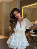Kensley | Women's Mini Dress V-Neck Sequin Summer Cocktail Party