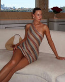 Laury | Women's Mini Dress One Shoulder Knit Summer Party