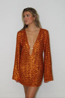 Leilani | Women's Mini Dress Cut-Out Sequin Summer Party