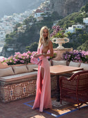 Lilith | Women's Maxi Dress Halter Neck Satin Summer Wedding Guest