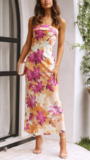 Linnea | Women's Maxi Dress Bodycon Satin Summer Wedding Guest