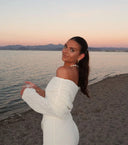 Liz | Women's Mini Dress Bodycon Knit Beach Party