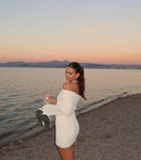Liz | Women's Mini Dress Bodycon Knit Beach Party