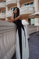 Lovie | Women's Maxi Dress Strapless Satin Summer Wedding Guest