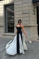 Lovie | Women's Maxi Dress Strapless Satin Summer Wedding Guest