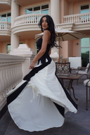 Lovie | Women's Maxi Dress Strapless Satin Summer Wedding Guest