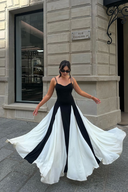 Lovie | Women's Maxi Dress Strapless Satin Summer Wedding Guest