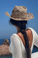 Lucia | Women's Cowboy Hat Woven Beach Holiday