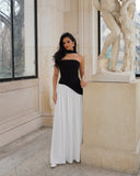Lucinda | Women's Maxi Dress Strapless Satin Summer Wedding Guest