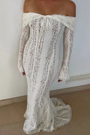 Lucy | Women's Maxi Dress Fishtail Lace Holiday Formal Evening