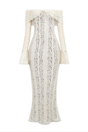 Lucy | Women's Maxi Dress Fishtail Lace Holiday Formal Evening