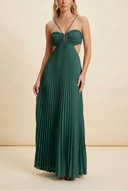 Luella | Women's Maxi Dress Halter Neck Satin Summer Wedding Guest