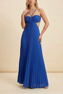 Luella | Women's Maxi Dress Halter Neck Satin Summer Wedding Guest