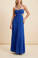 Luella | Women's Maxi Dress Halter Neck Satin Summer Wedding Guest