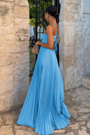 Luella | Women's Maxi Dress Halter Neck Satin Summer Wedding Guest