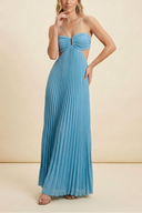 Luella | Women's Maxi Dress Halter Neck Satin Summer Wedding Guest