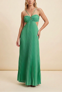 Luella | Women's Maxi Dress Halter Neck Satin Summer Wedding Guest