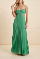 Luella | Women's Maxi Dress Halter Neck Satin Summer Wedding Guest