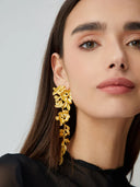 Luna | Women's Earrings Gold Summer Statement Party